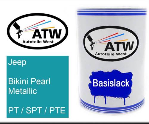 Jeep, Bikini Pearl Metallic, PT / SPT / PTE: 500ml Lackdose, von ATW Autoteile West.